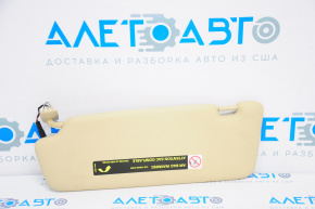 Right visor Audi A4 B8 13-16 rest beige, without hook