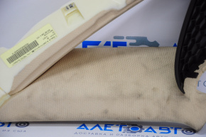Rear window trim right Audi A4 B8 13-16 rest sedan, beige with corks, for dry cleaning