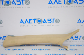 Front pillar trim upper left Audi A4 B8 13-16 rest sedan, beige, fabric tear