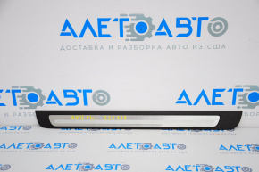 Door sill trim outer front left Audi A4 B8 08-16 sedan, black, with chrome trim, broken guide