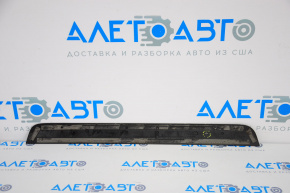 Door sill trim outer front left Audi A4 B8 08-16 sedan, black, with chrome trim, broken guide