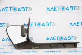 Door sill trim inner front left Audi A4 B8 08-16 sedan, dark brown