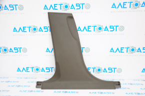 Center pillar trim lower left Audi A4 B8 08-16 sedan, dark brown, scratches