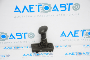 Gear knob Audi A4 B8 13-16 rest brown, scratches on chrome