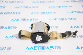 Seat belt rear central Audi A4 B8 08-16 beige