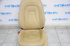 Driver's seat Audi A4 B8 13-16 with airbag, electric, heated, beige leather