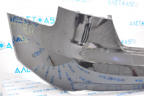 Bare rear bumper Audi A4 B8 13-16 rest without parking sensors, broken frame, tears, broken fastener