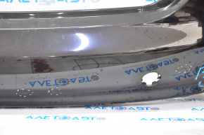 Bare rear bumper Audi A4 B8 13-16 rest without parking sensors, broken frame, tears, broken fastener