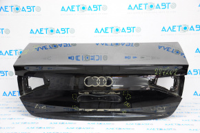 Trunk lid Audi A4 B8 13-16 rest sedan without spoiler black LY9B, pokes