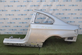 Quarter wing rear left BMW 335i e92 07-13 silver, dented