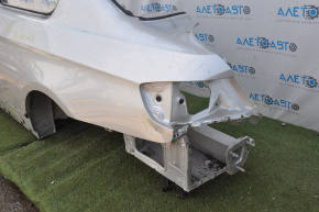 Quarter wing rear left BMW 335i e92 07-13 silver, dented