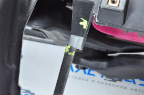 Torpedo front panel without AIRBAG Ford Mustang mk6 15-20 broken right edge, without plugs
