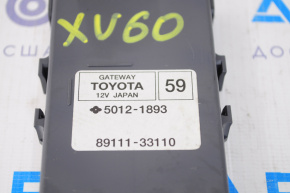 CHASIS NETWORK GATEWAY MODULE Lexus ES300h ES350 13-15