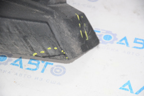 Right footboard threshold Toyota Highlander 14-19 dented, lining defect