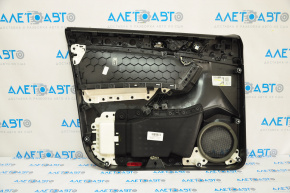 Black front right door panel for VW Tiguan 18-20, black leather armrest