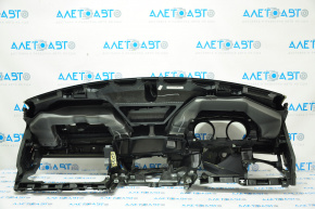 Torpedo front panel without AIRBAG VW Tiguan 18-24 black, shot