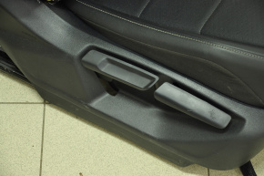 Passenger seat VW Tiguan 18-19 without airbag, mechanical, leather black, shot