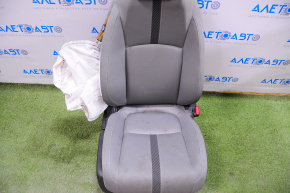 Passenger seat Honda Civic X FC 16-19 4d without airbag, mechanical, cloth gray, shot