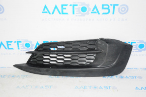 Bumper grille right Honda Civic X FC 16-19 structure without fog lights