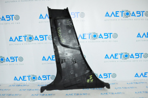 Center pillar trim lower right Mazda 6 13-17 type 1 black, crack in fastener