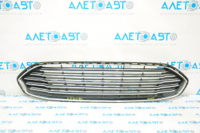 Grill radiator grill assembly with frame Ford Fusion mk5 13-16 sand, cracked chrome, cracked body