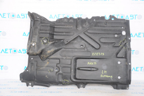 Left large underbody protection Toyota Highlander 14-19 tears