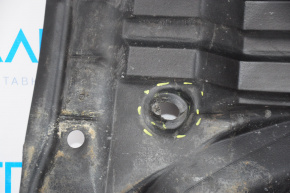 Left large underbody protection Toyota Highlander 14-19 tears