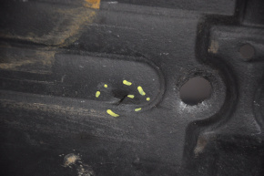 Left large underbody protection Toyota Highlander 14-19 tears