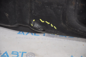 Left large underbody protection Toyota Highlander 14-19 tears