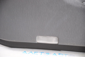 Door trim card front left Toyota Prius 30 10-11 leather dark gray JBL, worn