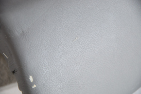 Side trim rear seats left Toyota Prius 30 10-11 leather dark gray, worn