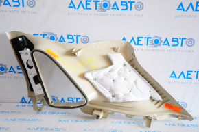 Rear pillar trim left Ford Edge 15-24 beige, worn