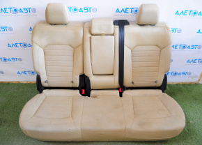 Rear row of seats 2nd row Ford Edge 15-24 beige cloth, dry cleanable