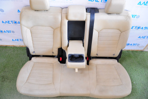 Rear row of seats 2nd row Ford Edge 15-24 beige cloth, dry cleanable