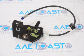 Honda Accord 18-22 hood release lever under the hood, with cable