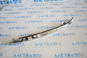 Left Honda Accord 18-20 light chrome radiator grille molding with seal