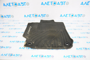 Floor mat front left Toyota Camry v50 12-14 usa rubber, black