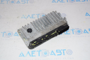 Block ECU engine computer Toyota Highlander 14-16 3.5 FWD plug clogged, mount broken