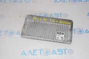 Block ECU engine computer Toyota Highlander 14-16 3.5 FWD plug clogged, mount broken