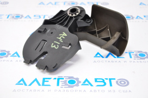 Bonnet opening handle interior Audi A4 B8 08-16 brown, with bracket