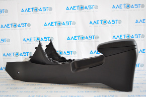 Central console armrest and cup holders Hyundai Elantra UD 11-13 black, scratch