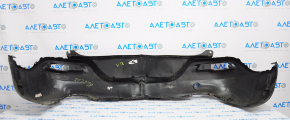 Rear bumper bare Jeep Cherokee KL 14-14 structure, torn, dented