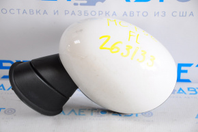 Left side mirror complete Mini Cooper F56 3d 14-19 5 pins, white