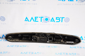Trunk door trim with handle Mini Cooper F56 3d 14-21 prerest, without camera, with emblem, with backlight, cracks