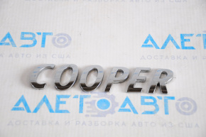 Emblem inscription COOPER trunk door Mini Cooper F56 3d 14-23