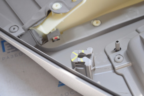 Door trim card front right VW Passat b7 12-15 USA gray, cracks in crepe