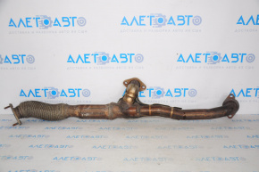 Ford Edge 15-18 3.5 intake pipe, corrugated pipe, torn mesh