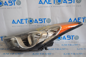 Headlight front left bare Hyundai Elantra UD 11-13 pre-rest, for polishing