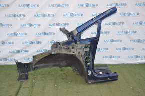 Front quarter left Toyota Prius 30 10-15 blue