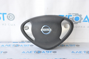 Black steering wheel airbag for the driver's side of the Nissan Leaf 13-15.